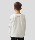 Reiss x McLaren Formula 1 Team Juniors Logo Long Sleeve T-Shirt - White