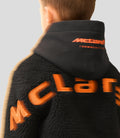 Reiss x McLaren Formula 1 Team Juniors Embroidered Sherpa Fleece Jacket - Black