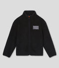 Reiss x McLaren Formula 1 Team Unisex Embroidered Fleece Jacket - Black