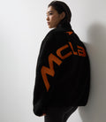 Reiss x McLaren Formula 1 Team Unisex Embroidered Fleece Jacket - Black