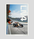 Lando Norris Zandvoort 2024 Victory Limited Edition Poster