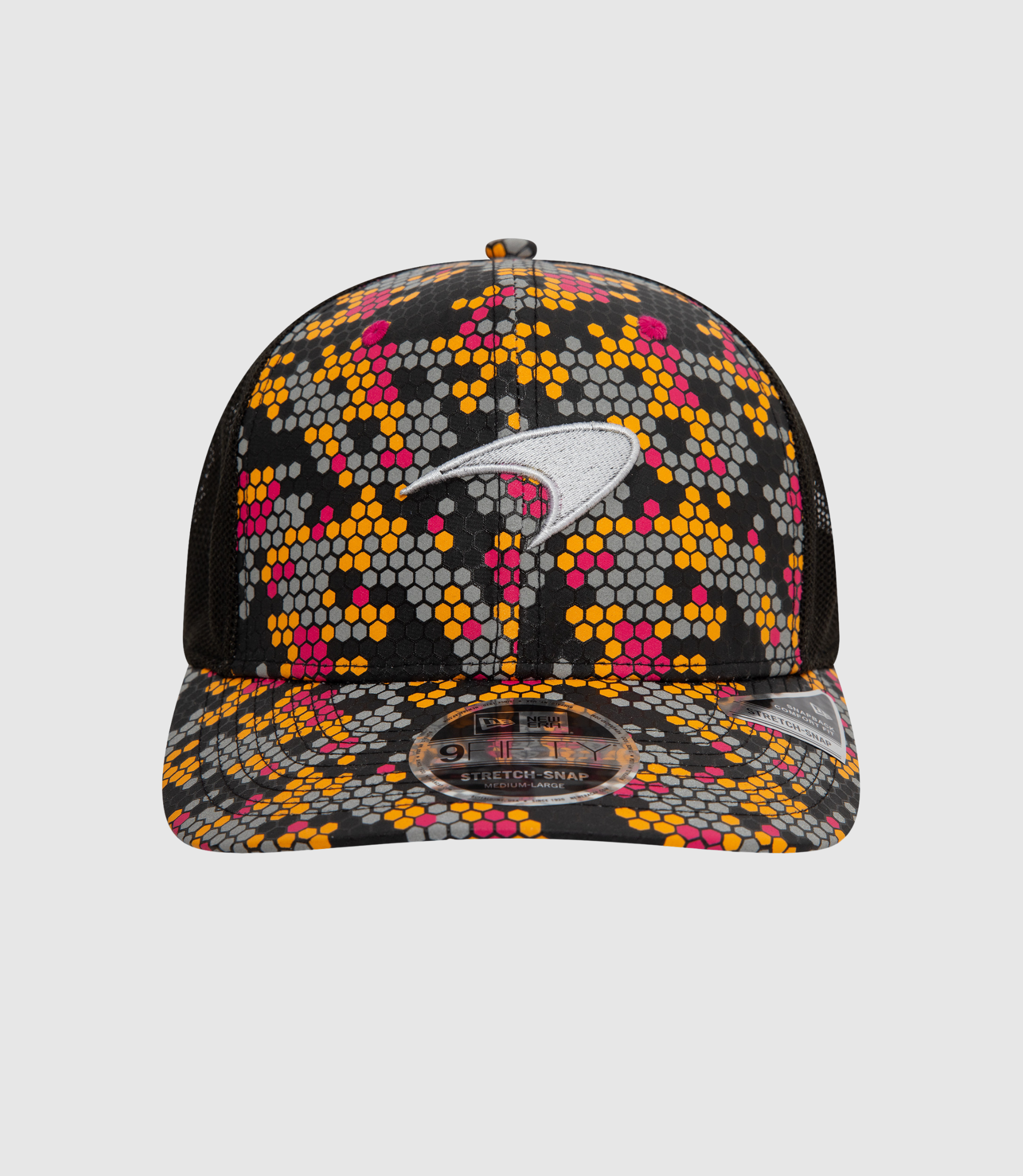 New Era Lights Out 9FIFTY Stretch Snap-Back Cap - Black/Orange