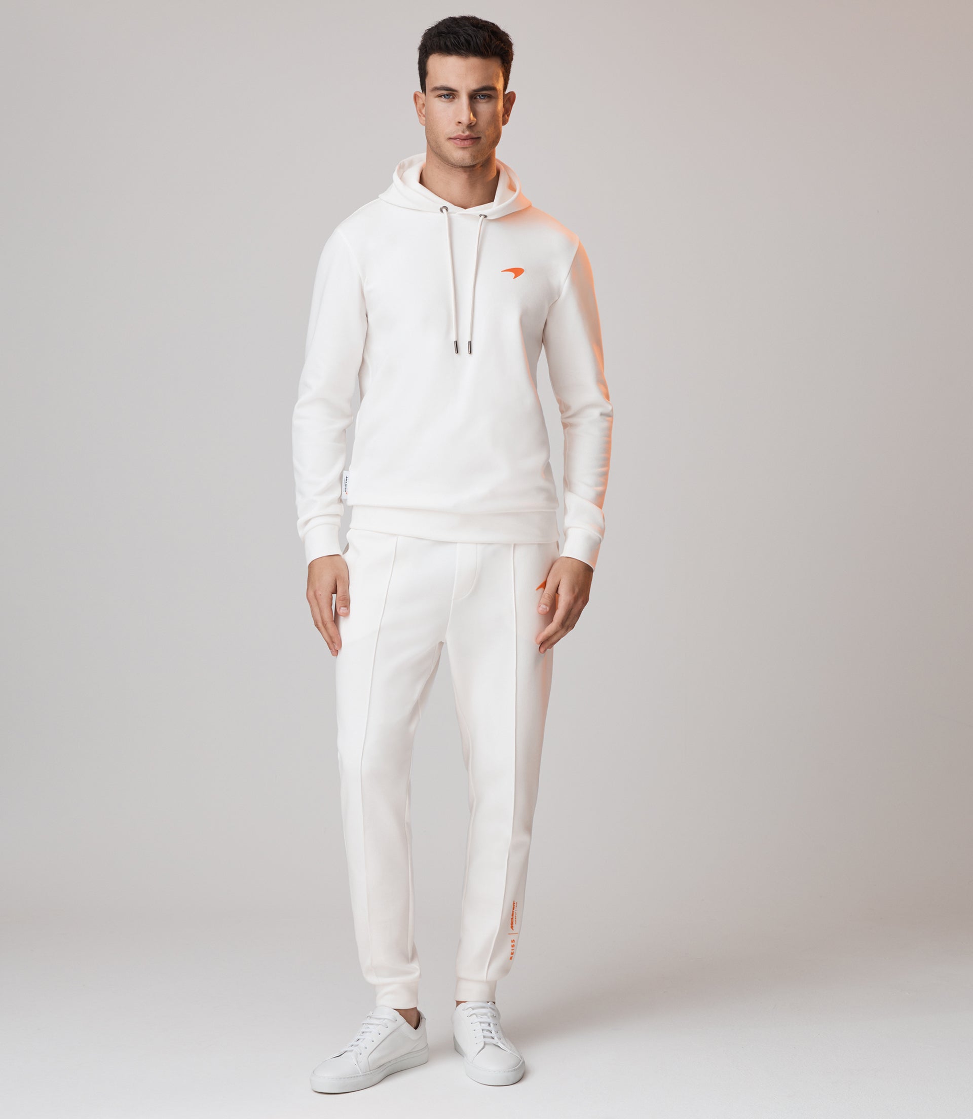 Reiss x McLaren Mens Apex Long Sleeve Interlock Hoody