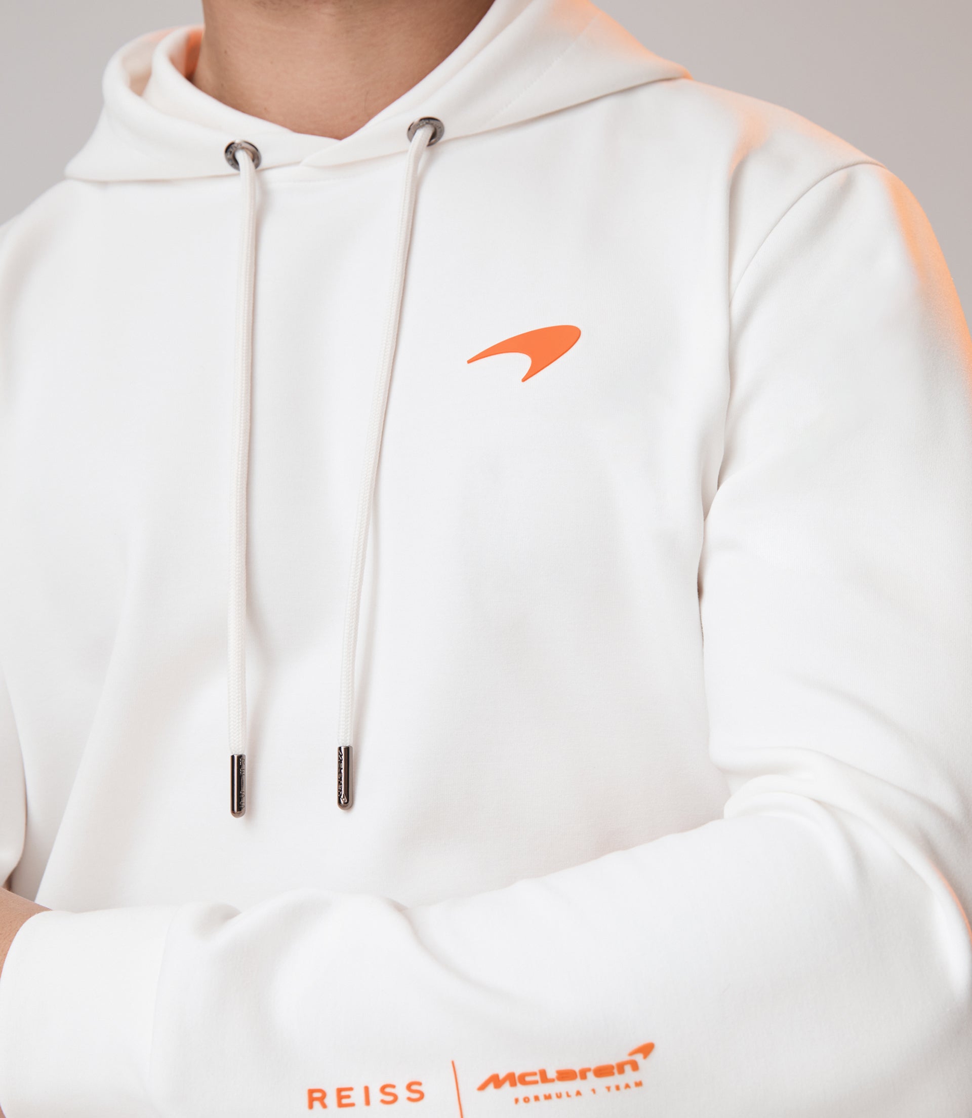 Reiss x McLaren Mens Apex Long Sleeve Interlock Hoody