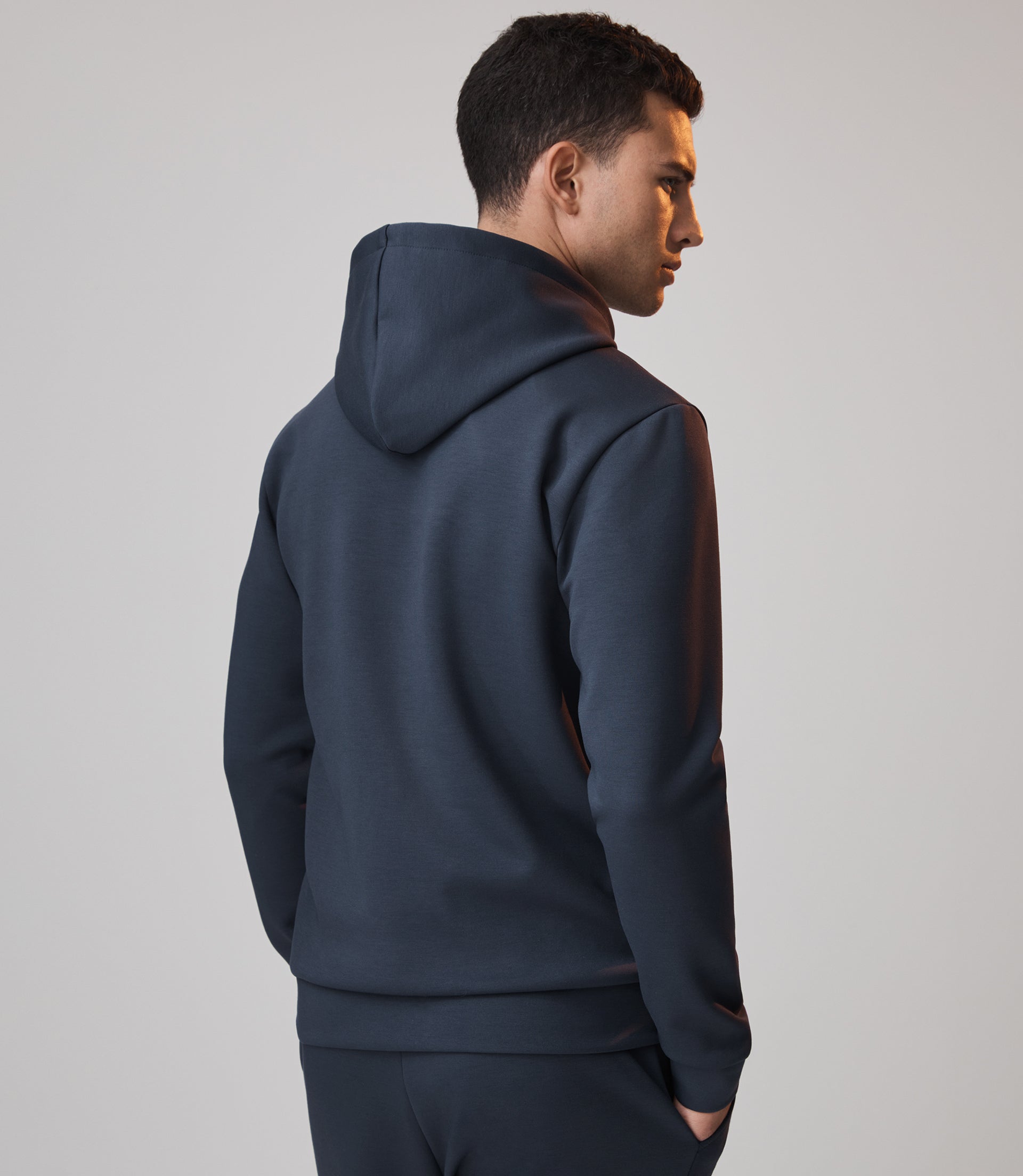 Reiss x McLaren Mens Apex Long Sleeve Interlock Hoody