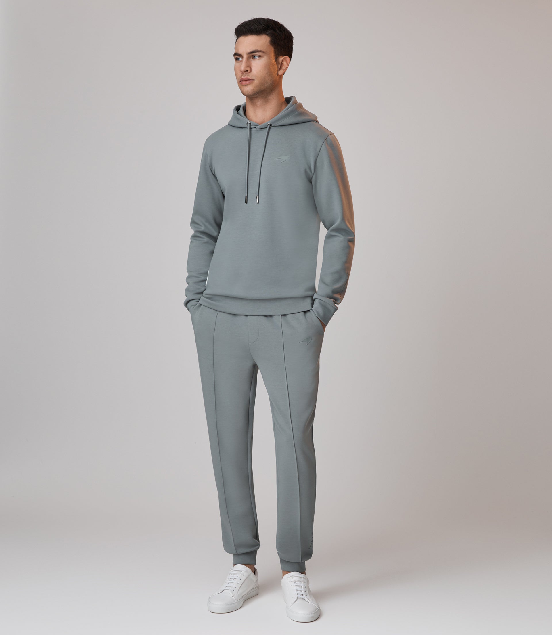 Reiss x McLaren Mens Apex Long Sleeve Interlock Hoody