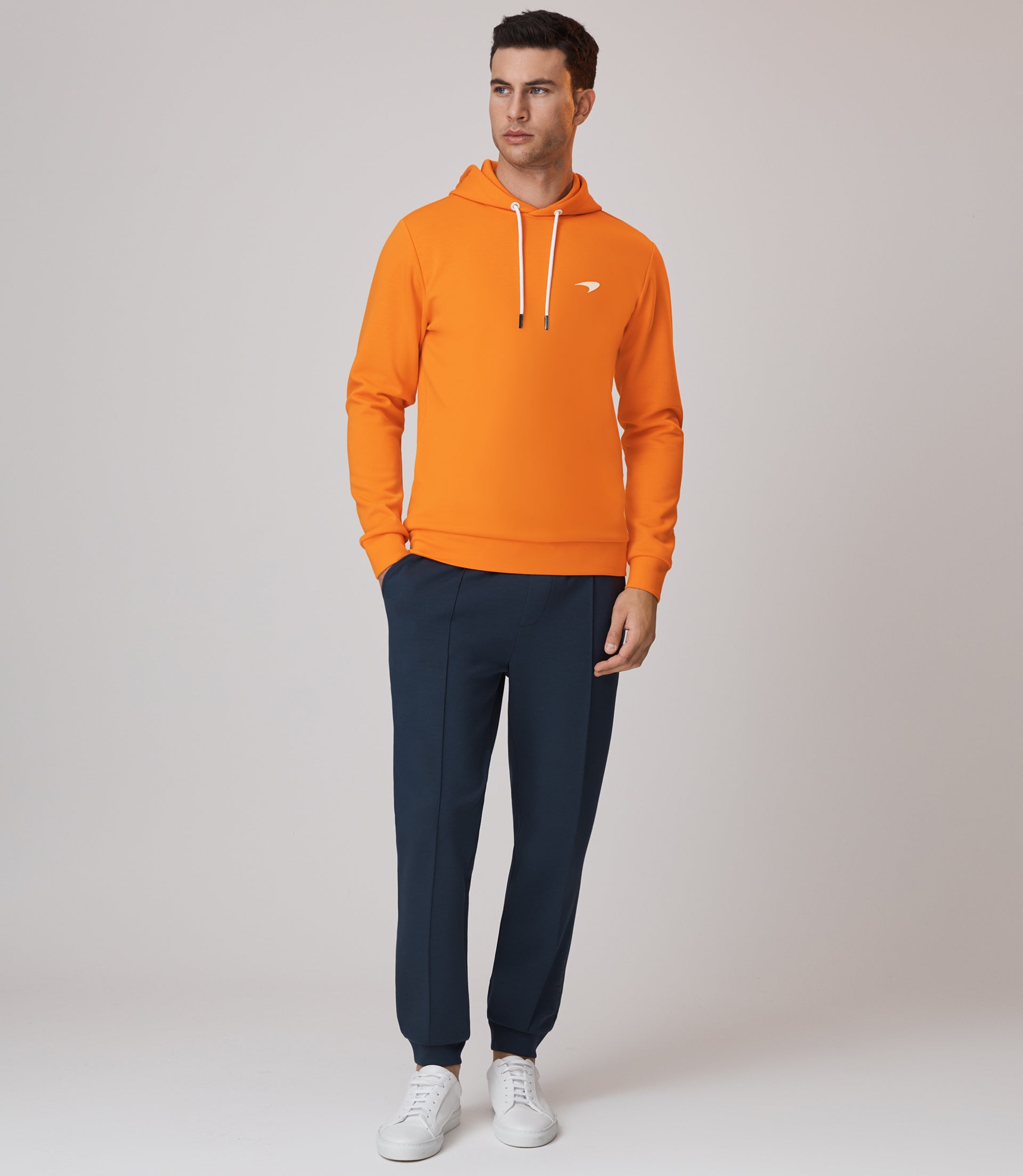 Reiss x McLaren Mens Apex Long Sleeve Interlock Hoody