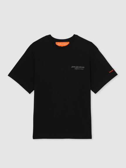 Reiss x McLaren Formula 1 Team Unisex Nakata Oversize Logo T-Shirt - Black