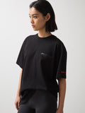 Reiss x McLaren Formula 1 Team Unisex Nakata Oversize Logo T-Shirt - Black