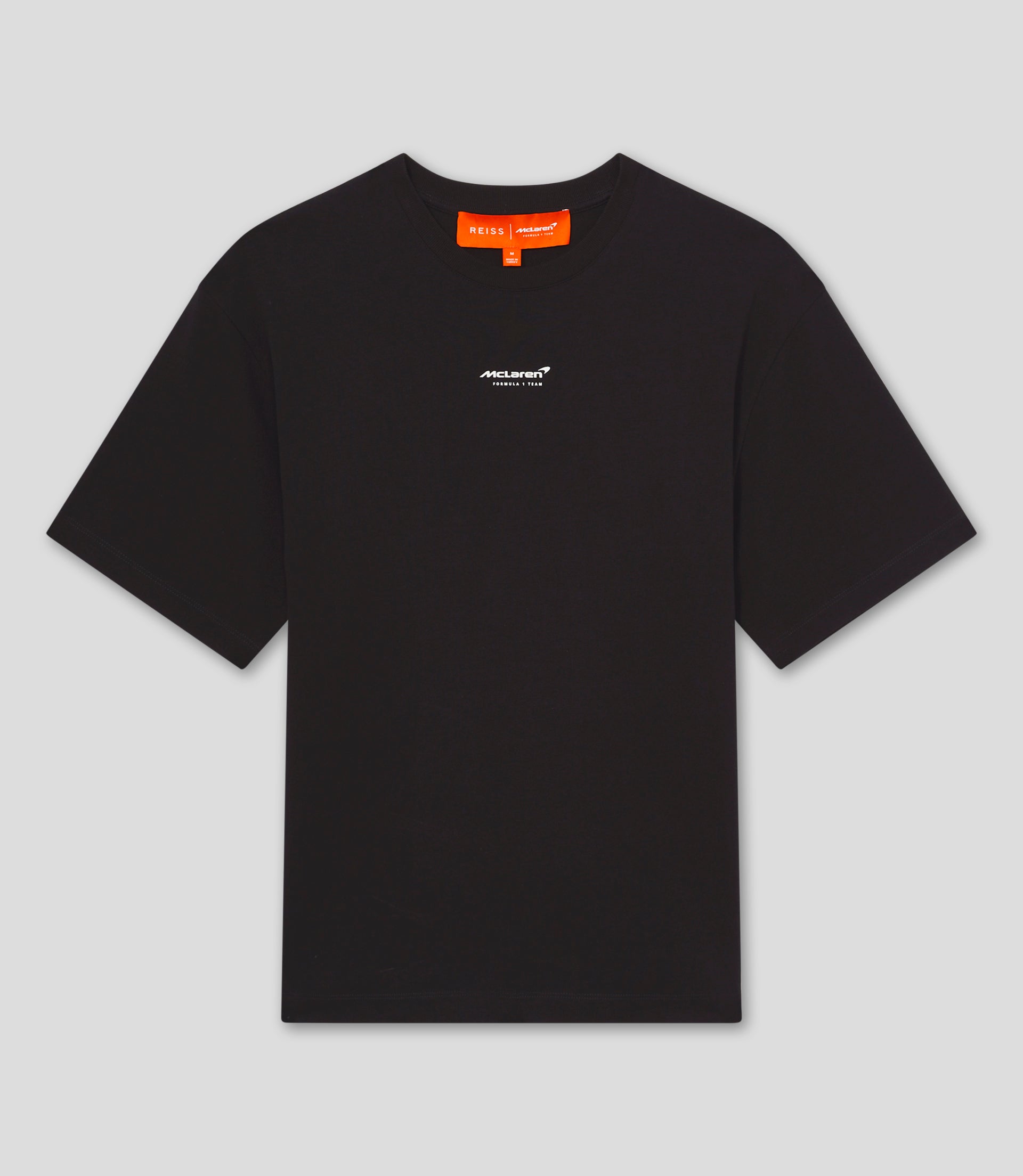 Reiss x McLaren Formula 1 Team Unisex Melbourne GP Short Sleeve T-Shirt - Black