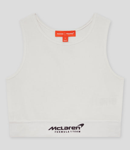 Reiss x McLaren Formular 1 Team Womens Ribbed Cropped Vest