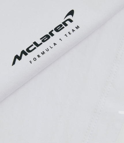 Reiss x McLaren Formula 1 Team Cropped Logo T-Shirt - White