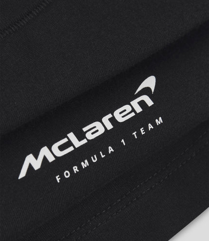 Reiss x McLaren Formula 1 Team Womens Cropped Logo T-Shirt - Black