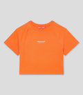 Reiss x McLaren Formula 1 Team Cropped Logo T-Shirt - Papaya