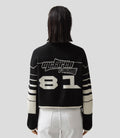 Reiss x McLaren Formula 1 Team Cropped Jumper Wool-Cashmere - Black/White