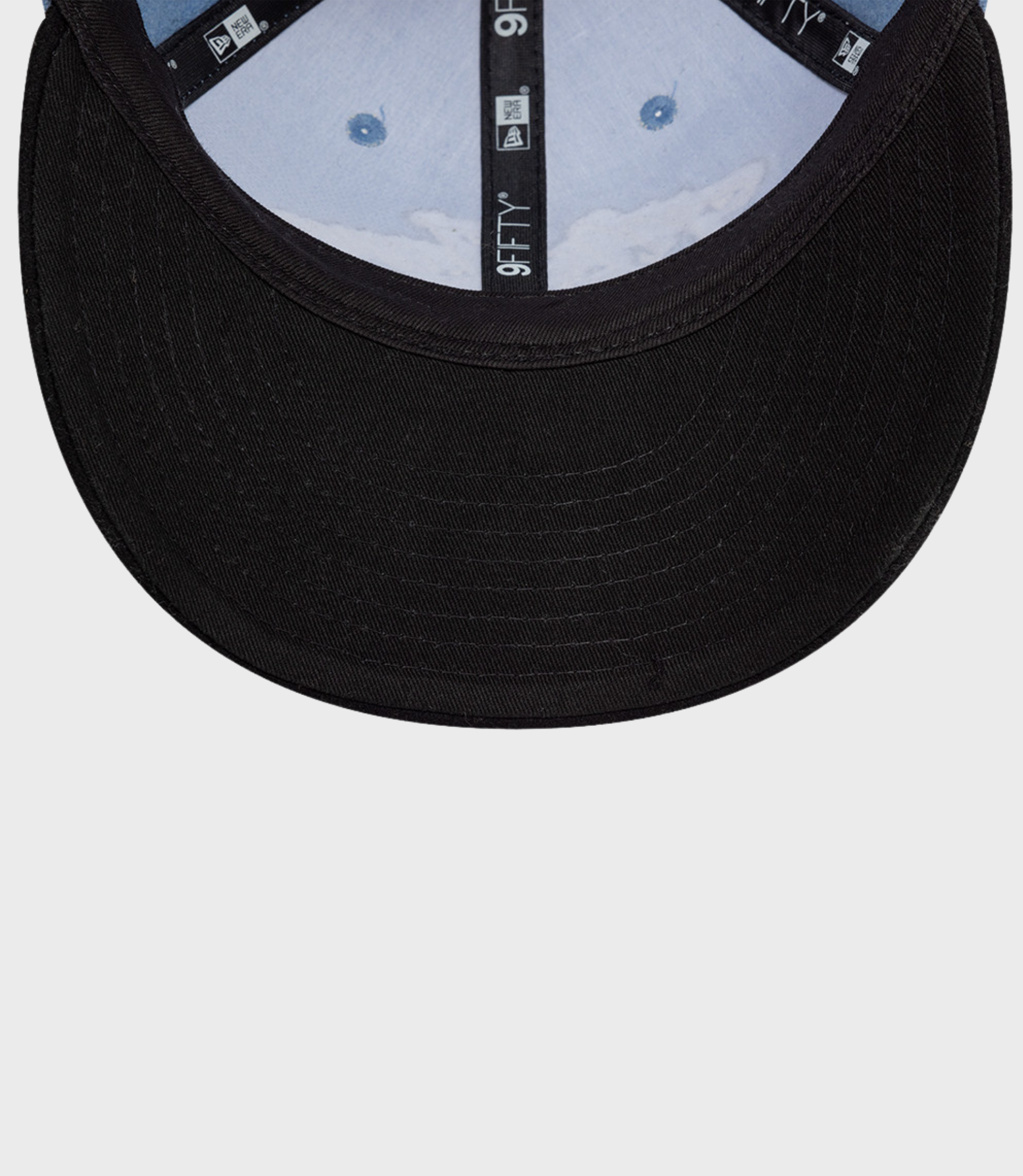 Reiss x McLaren Retro Crown 9FIFTY Snapback Cap - Heather Light Blue