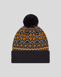 Xmas Cuff Bobble Beanie Mclaren - Anthracite/Papaya