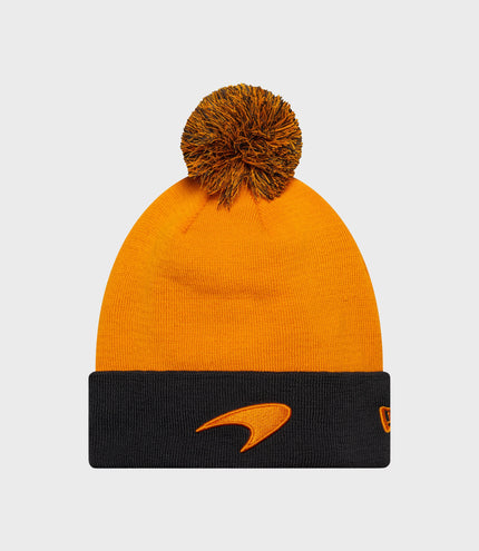 New Era x McLaren Formula 1 Fanwear Sustainable Cuff Beanie - Papaya