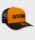 New Era x Arrow McLaren IndyCar Nolan Siegel Teamwear 9Seventy Stretch-Snap Cap - Papaya