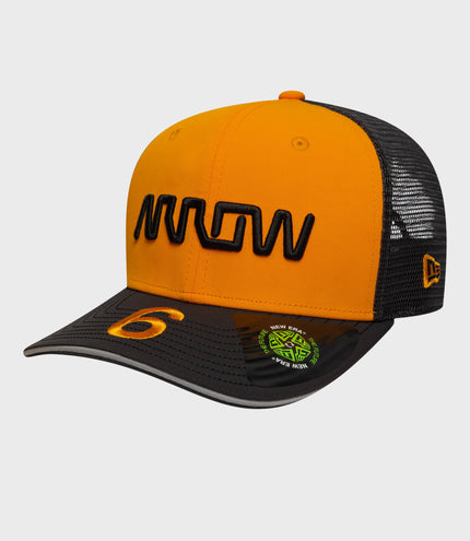 New Era x Arrow McLaren IndyCar Nolan Siegel Teamwear 9Seventy Stretch-Snap Cap - Papaya