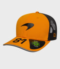 New Era x McLaren Formula 1 Team Junior Oscar Piastri 9Seventy Stretch Snap Cap - Papaya