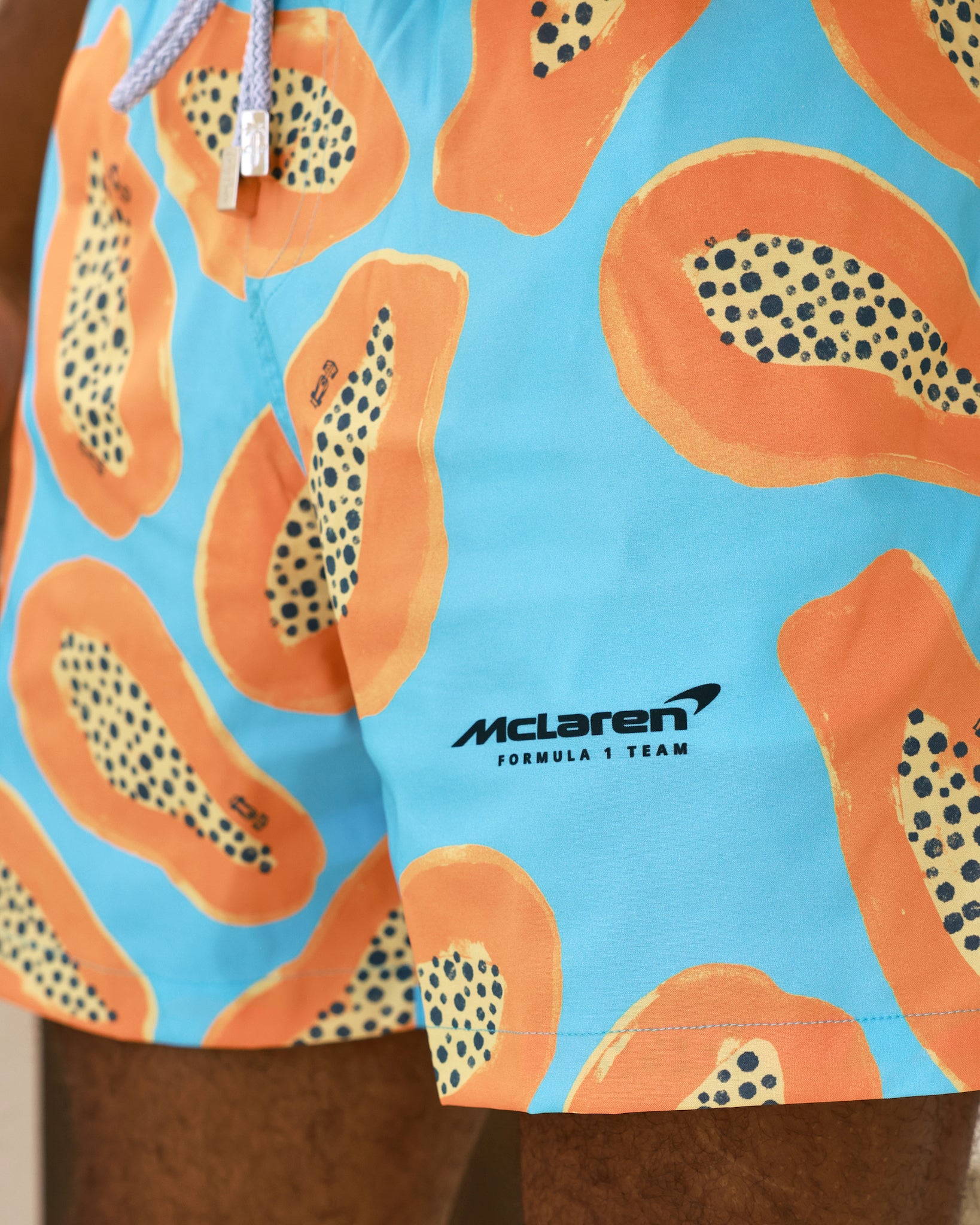 Kenny Flowers x McLaren The Papaya Prix Men's Swim Trunks