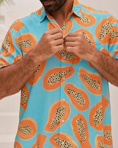 Kenny Flowers x McLaren The Papaya Prix Men's Short Sleeve Shirt