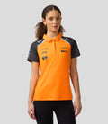 Official Womens McLaren Formula 1 Team Polo Shirt - Papaya/Phantom