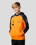 Official Junior McLaren Formula 1 Team Hooded Sweat - Papaya/Phantom