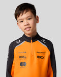 Official Junior McLaren Formula 1 Team Quarter Zip Top - Papaya/Phantom