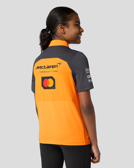 Official Junior McLaren Formula 1 Team Polo Shirt - Papaya/Phantom