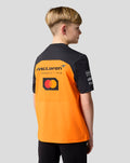 Official Junior McLaren Formula 1 Team Set Up T-Shirt - Papaya/Phantom