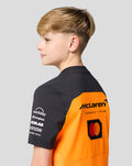 Official Junior McLaren Formula 1 Team Set Up T-Shirt - Papaya/Phantom