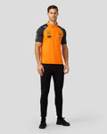 Official Mens McLaren Formula 1 Team Lando Norris Polo Shirt - Papaya/Phantom