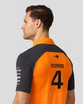 Official Mens McLaren Formula 1 Team Lando Norris Polo Shirt - Papaya/Phantom