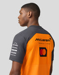 Official Mens McLaren Formula 1 Team Set Up T-Shirt - Papaya/Phantom