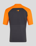 Official Mens Personalised McLaren Formula 1 Team Set-Up T-Shirt - Phantom/Papaya