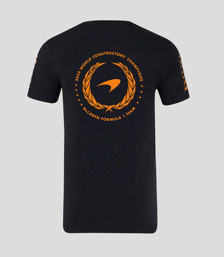 McLaren Formula 1 Team 2024 Champions T-Shirt - Black