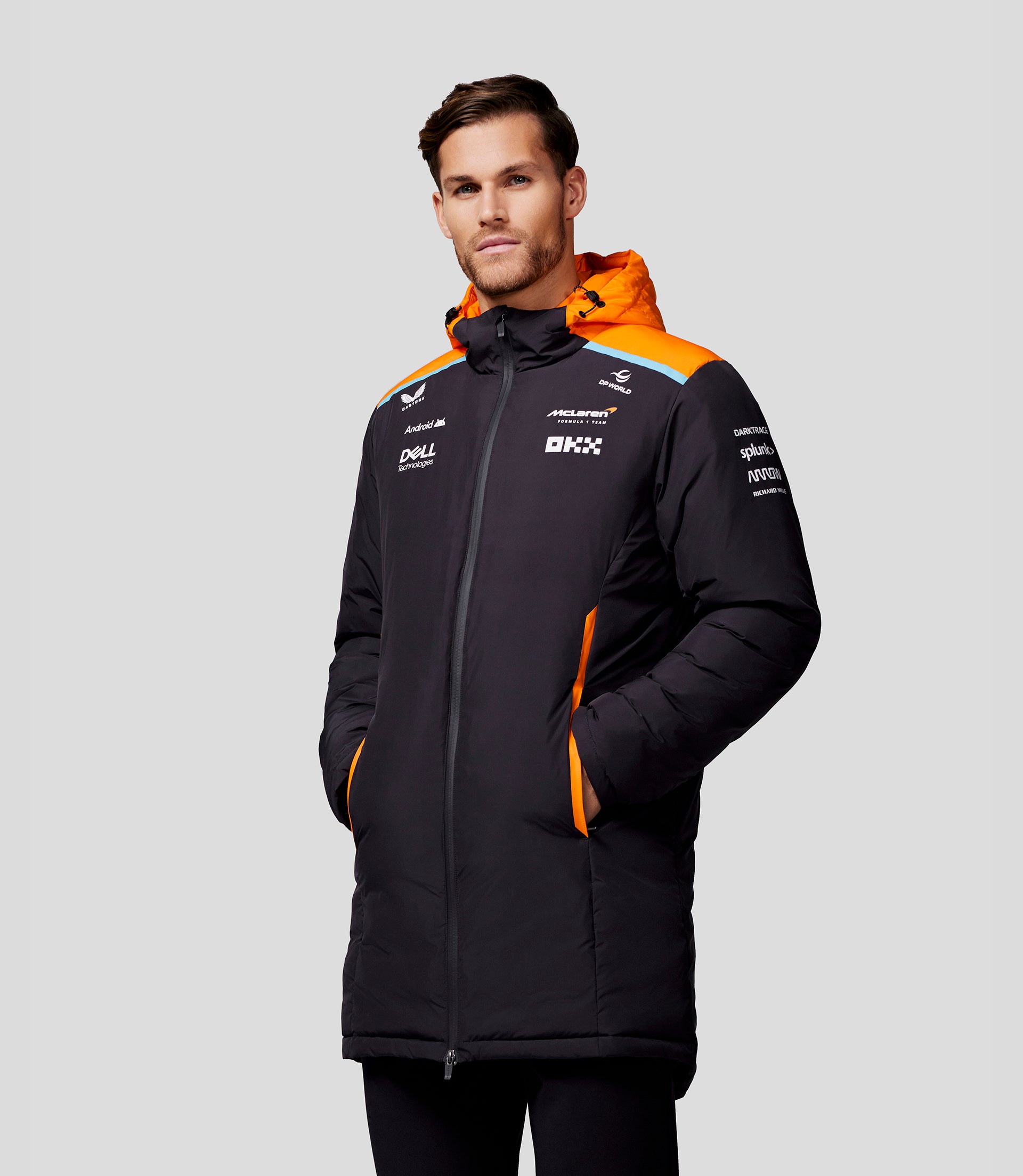 Unisex Official Teamwear Longline Padded Jacket Formula 1