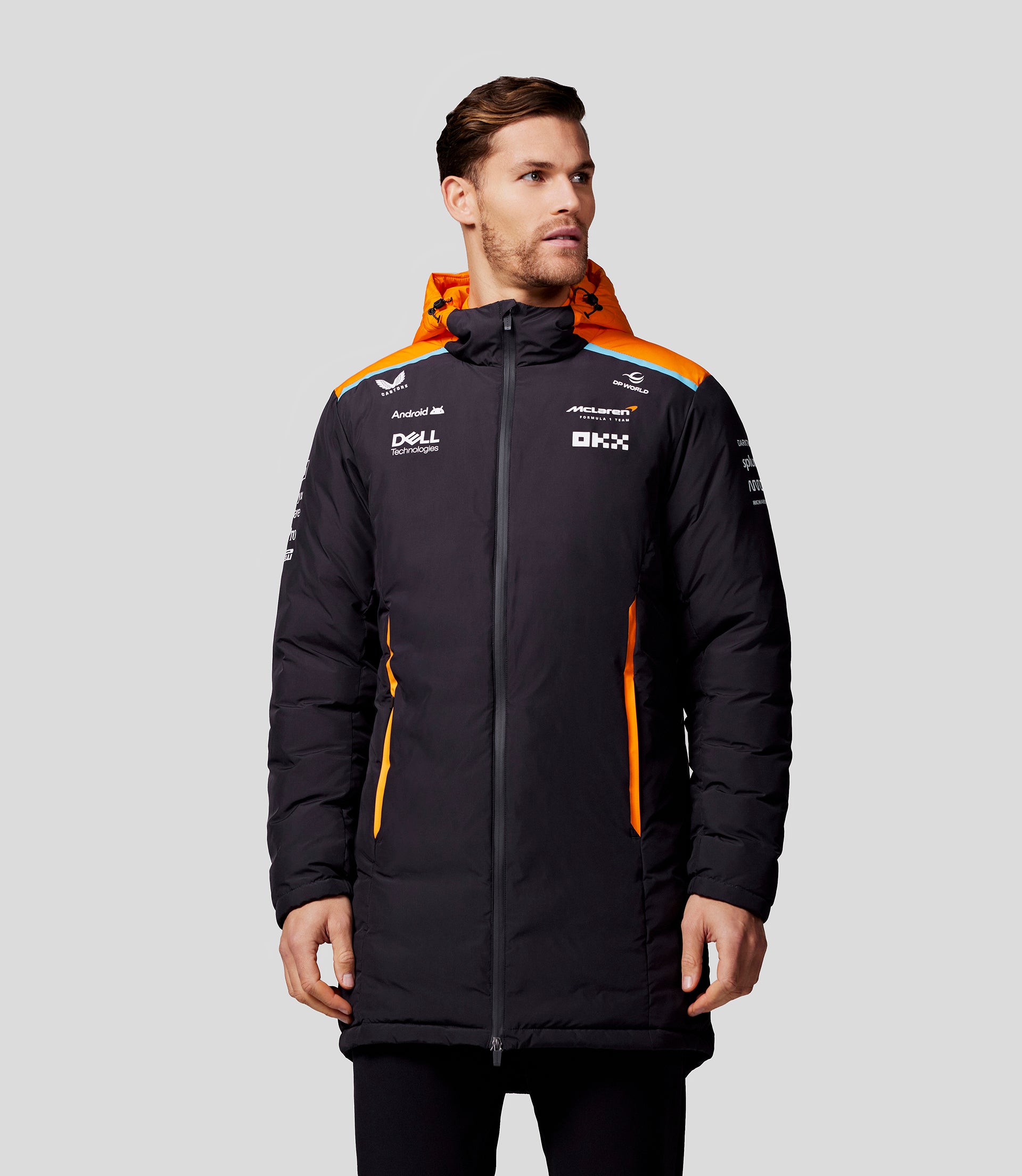 Unisex Official Teamwear Longline Padded Jacket Formula 1