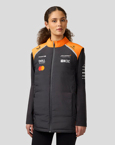 Official Unisex McLaren Formula 1 Team Hybrid Gilet - Phantom/Papaya