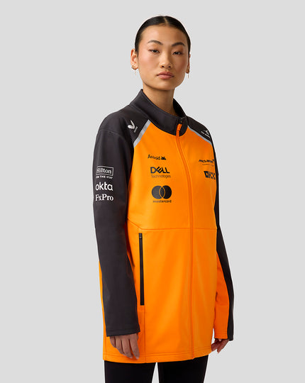 Official Unisex McLaren Formula 1 Team Soft Shell Jacket - Papaya/Phantom