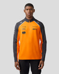 Official Unisex McLaren Formula 1 Team Quarter Zip Top - Papaya/Phantom