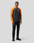 Official Unisex NEOM McLaren Formula E Team Quarter Zip Top - Phantom/Papaya