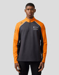 Official Unisex NEOM McLaren Formula E Team Quarter Zip Top - Phantom/Papaya