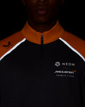 Official Unisex NEOM McLaren Formula E Team Quarter Zip Top - Phantom/Papaya