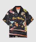 Reiss x McLaren Men's Las Vegas Short Sleeve Cuban Print Shirt