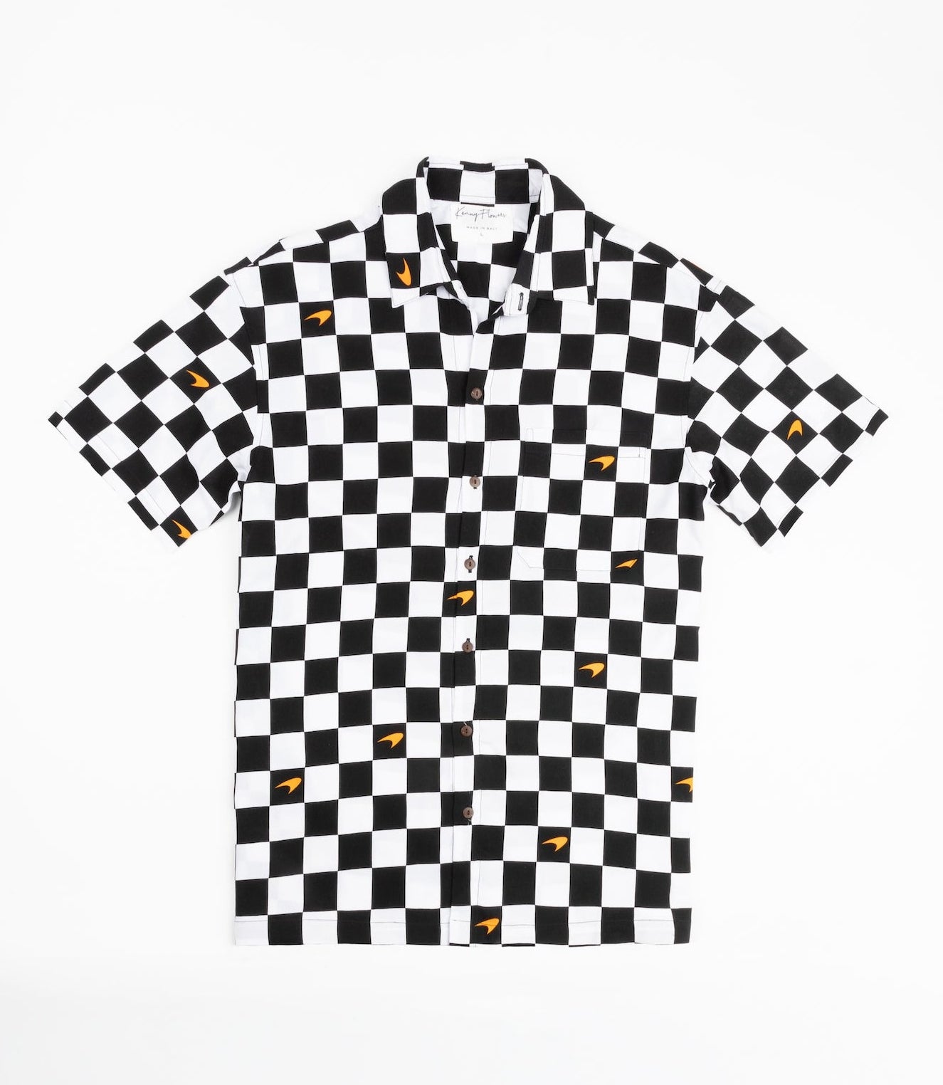 Kenny Flowers x McLaren Checkered Flag - Mens Short Sleeve Shirt