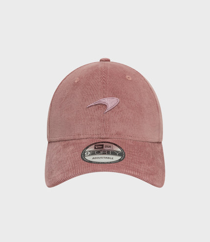 New Era x McLaren Cord 9Forty® Cap - Dark Pink